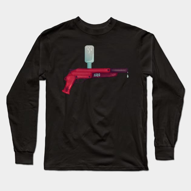 The Post Apocalyptic Series: The Acido Gun Long Sleeve T-Shirt by Sybille